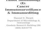 Tumor Immunology (I): Cancer Immunosurveillance