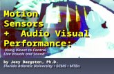 Motion Sensors + Audio Visual Performance
