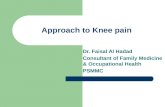 Approach knee pain