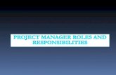 Project manager roles responsibilities