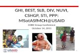 USAID's MCH Portfolio_John Borrazzo_10.14.11