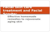 Facial Skin Care Treatment And Facial Scrubs