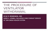 The Procedure of Mechanical Ventilator Withdrawal
