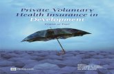 Private Voluntary Health Insurance Development