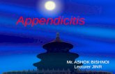 ppt on Appendicitis by ASHOK BISHNOI LOHAWAT JODHAPUR