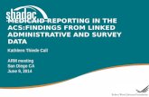 Medicaid Reporting in the ACS: Findings from Linked Administrative and Survey Data