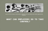 What Employers Can Do To Take Control