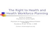 The Right to Health and Health Workforce Planning