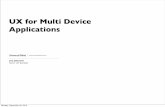 UX for Multi Device applications