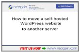 WordPress: How to move a self-hosted Website to another server