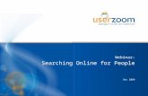 UserZoom: Search For People Online Study