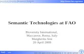 Fao Semantics Related Projects