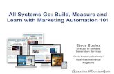 Content Jam 2013: All Systems Go: Build, Measure, Learn with Marketing Automation 101 by Steve Susina