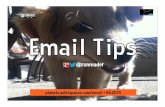Email Tips