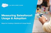 Measuring Salesforce1 Usage & Adoption