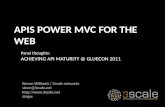 Apis power MVC for the Web