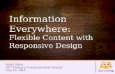 Information Everywhere: Flexible Content with Responsive Design
