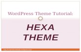 WordPress Theme Tutorial: Hexa Theme