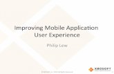 Improving the Mobile Application User Experience (UX)