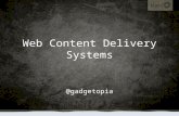 "Web Content Delivery Systems" - Gilbane Boston 2010