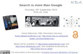 Search is more than Google