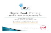 BISG WEBCAST -- Digital Book Printing