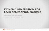 Demand Generation for Lead Generation Success