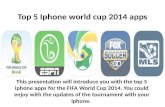 FIFA World Cup 2014 Top 5 Iphone Apps