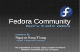 SFD 2013 Hanoi: Giới thiệu dự án Fedora và cách tham gia phát triển dự án