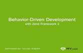 Behavioural Driven Development in Zf2