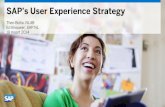 SAP User Experience Strategy