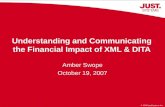 Understanding and Communicating the Financial Impact of XML & DITA