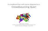 Crowdsourcing workshop quiz (answers)