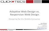 Responsive Web Design (RWD) vs Adaptive Web Design (AWD)