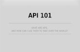 API 101 Workshop from APIStrat Conference