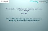Save money for all your purchase on ipage using ipage coupon codes & discount vouchers