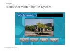 Visitor Sign In System