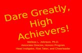 Dare Greatly, High Achievers!