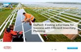Dupont Customer Success Story -  Enterprise Inventory Optimization