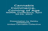 Cannabis Commerce Coming of Age NORML Conference 2011