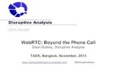 TADS Telecom Summit Disruptive Analysis Dean Bubley