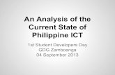 An Analysis of the Current State of Philippine ICT