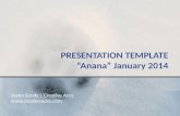 "Anana" Presentation Template ~ Free