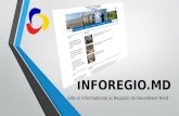 Prezentarea site-ului informațional regional