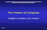 The Expressed Powers Of Congress