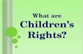 "What Are Children's Rights?" from the Children's Rights Council (CRC).