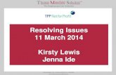 TPP HR Seminar Mar 2014 - Resolving Issues