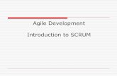 Software Engineering  Agile methodology SCRUM