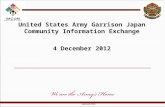 Community Information Exchange 4 Dec, 2012