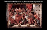 Gluttony and drunkenness in the early modern period